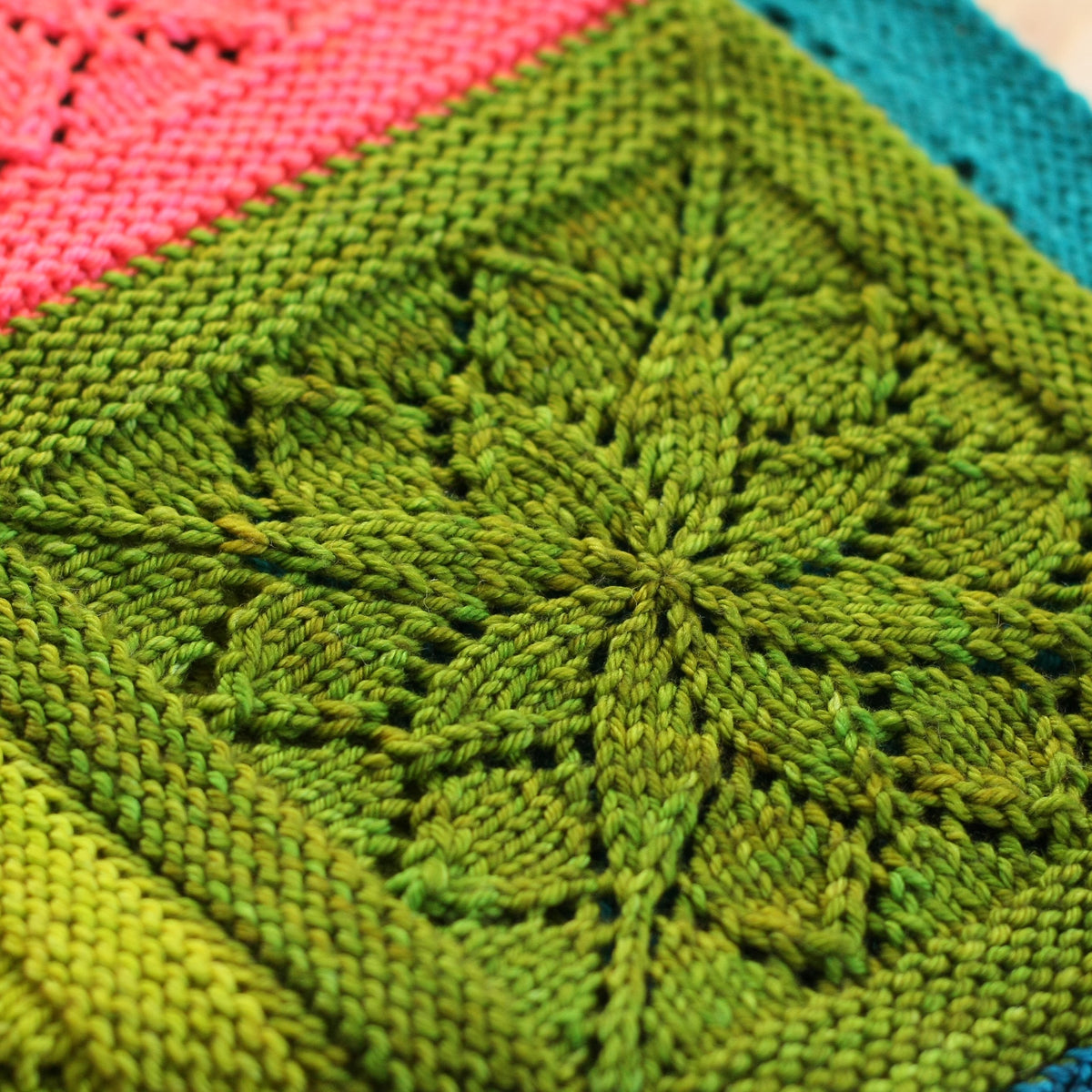 Vivid Blanket Kit by Tin Can Knits Rainbow Heirloom